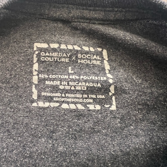 Gray Long Sleeve Women's Top - Texas Longhorns - Picture 2 of 2